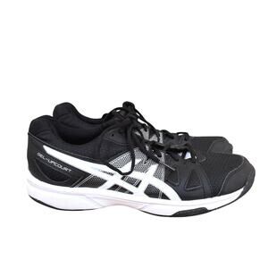 ASICS women’s gel up court black and white volleyball shoes sneakers size 7.5